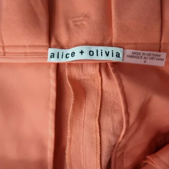 Alice Olivia Farrel Paper Bag Pant 6 - Picture 3 of 9